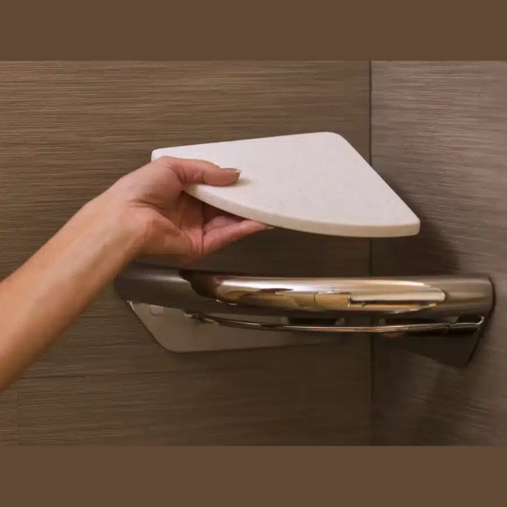 Invisia Corner Shelf - Stainless Steel product image #2