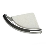 Invisia Invisia Corner Shelf - Stainless Steel