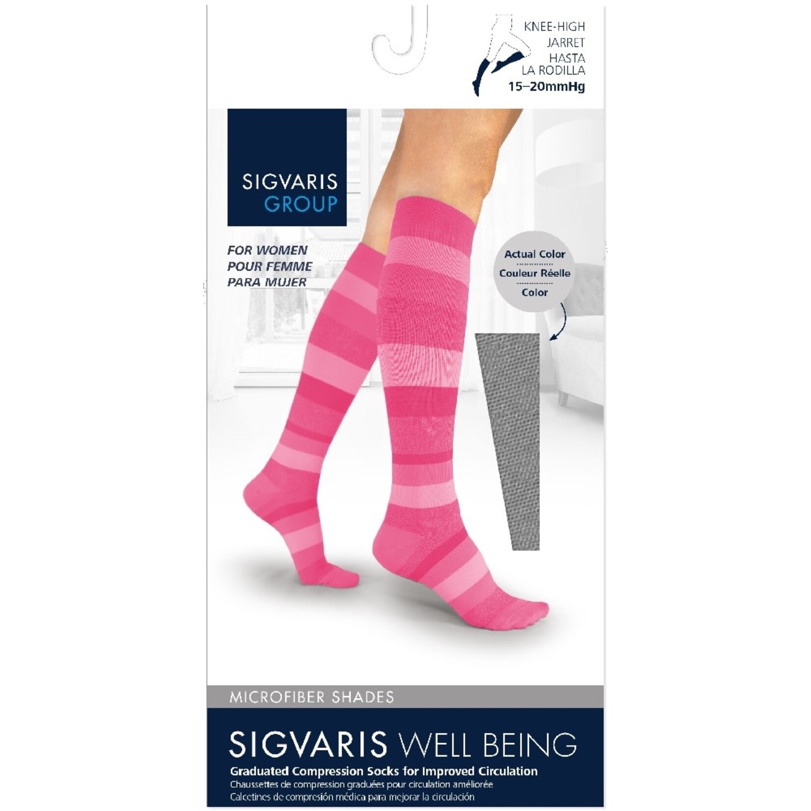 SIGVARIS Women's Microfiber Shades Calf 15-20 mmHg product image #11