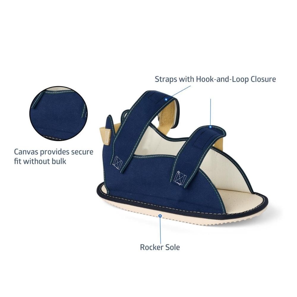 Rocker Canvas Cast Shoe - Atlantic Healthcare Products