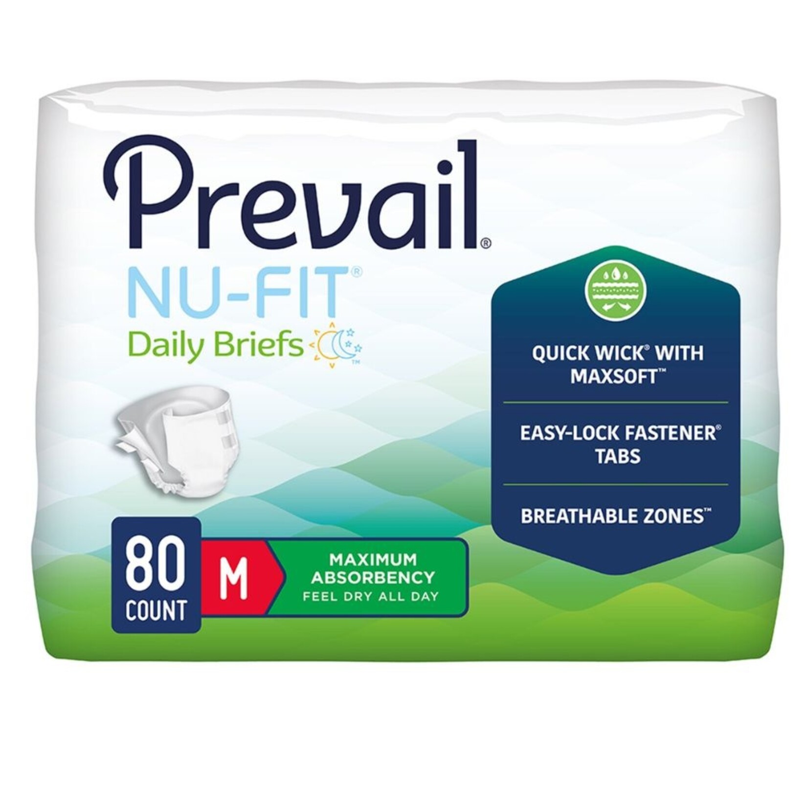 Prevail Nu-Fit Adult Daily Briefs product image #2