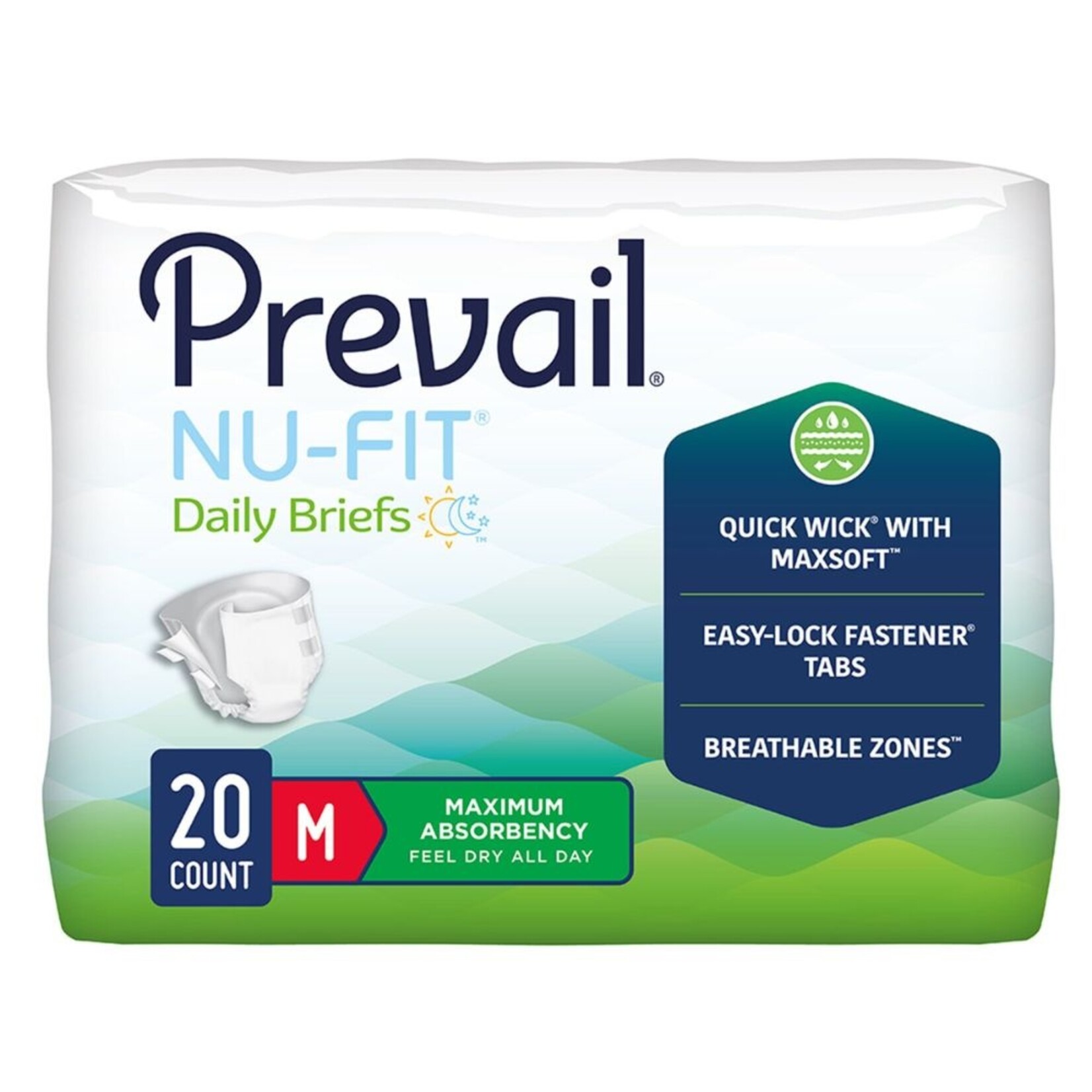 Prevail Nu-Fit Adult Daily Briefs product image #1