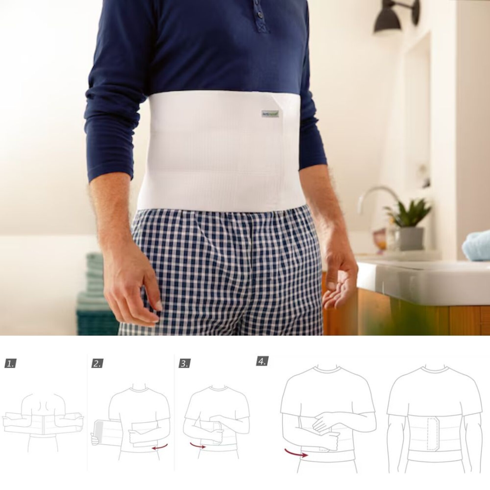 Abdominal Binder Three Panel 9 inches