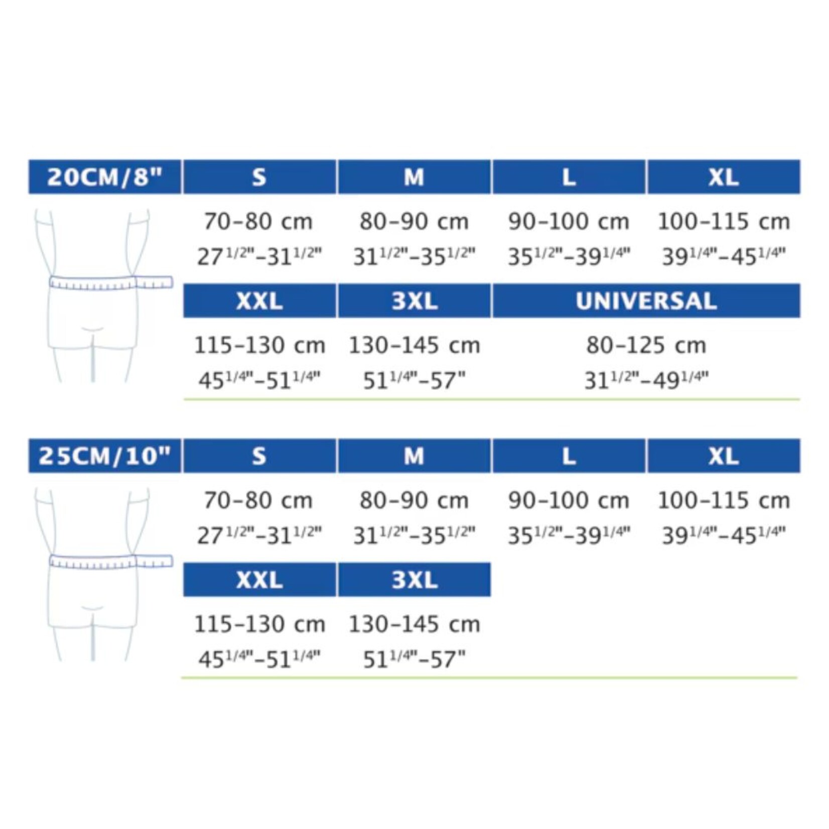 Actimove Lumbar Sacral Support Comfort w/Abdominal Belt 10in. White