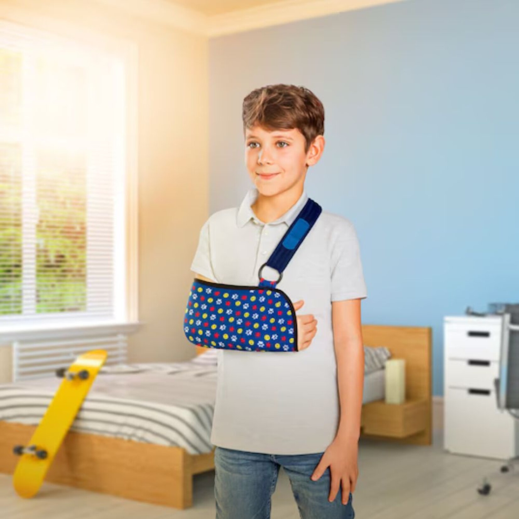 Pediatric Arm Sling Hook And Loop-Universal