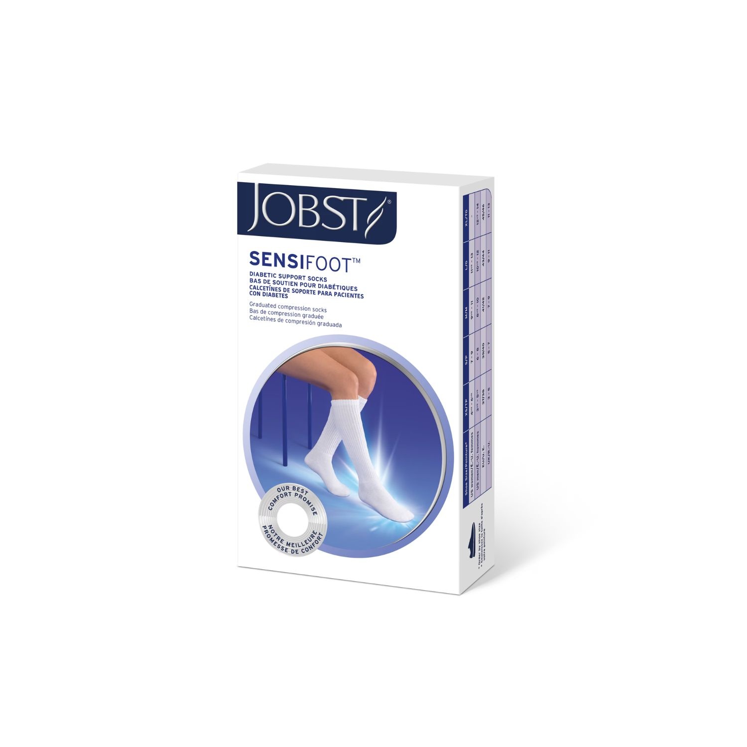 JOBST SensiFoot Knee High Closed Toe - Atlantic Healthcare Products
