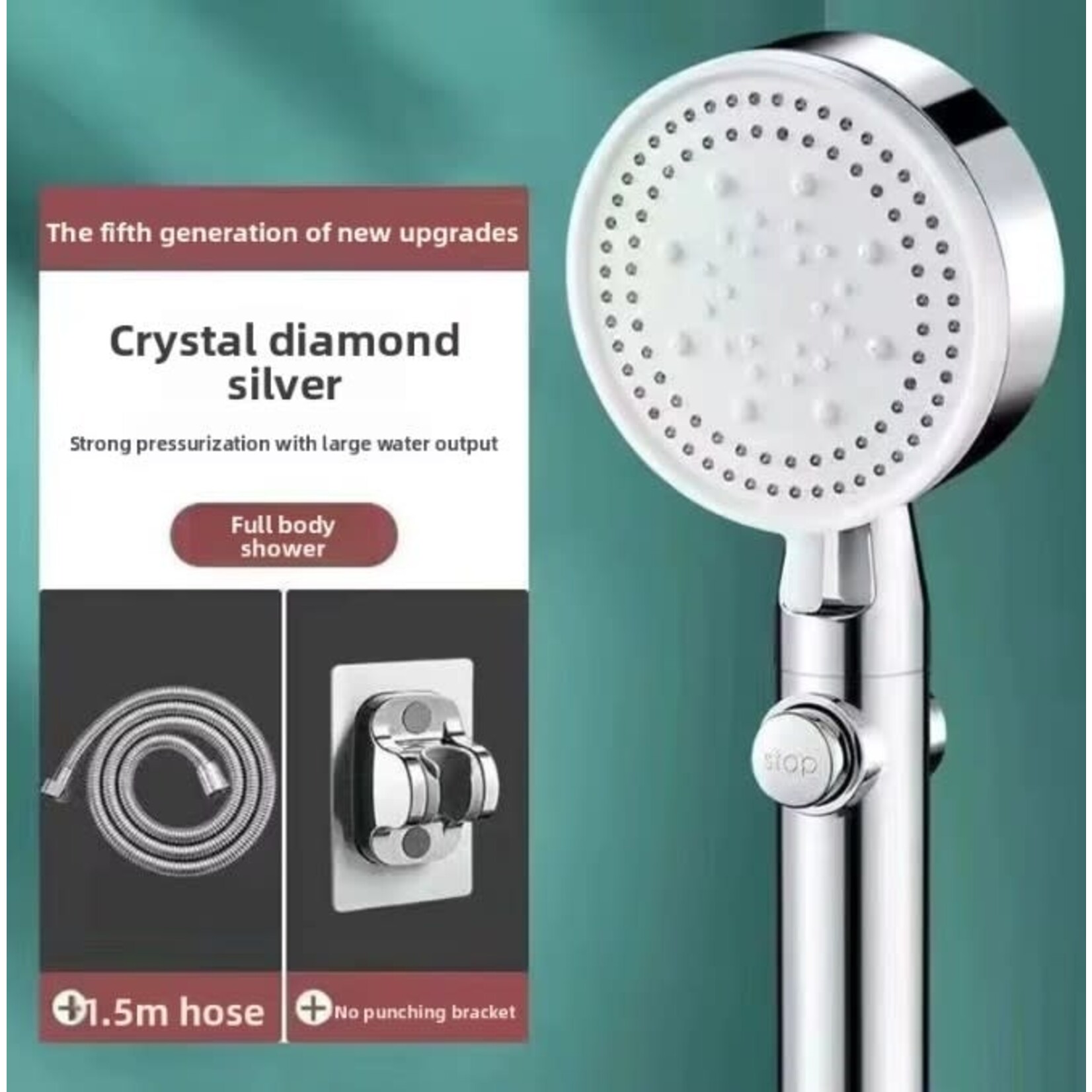 Hand Held  Shower w/Hose & Holder