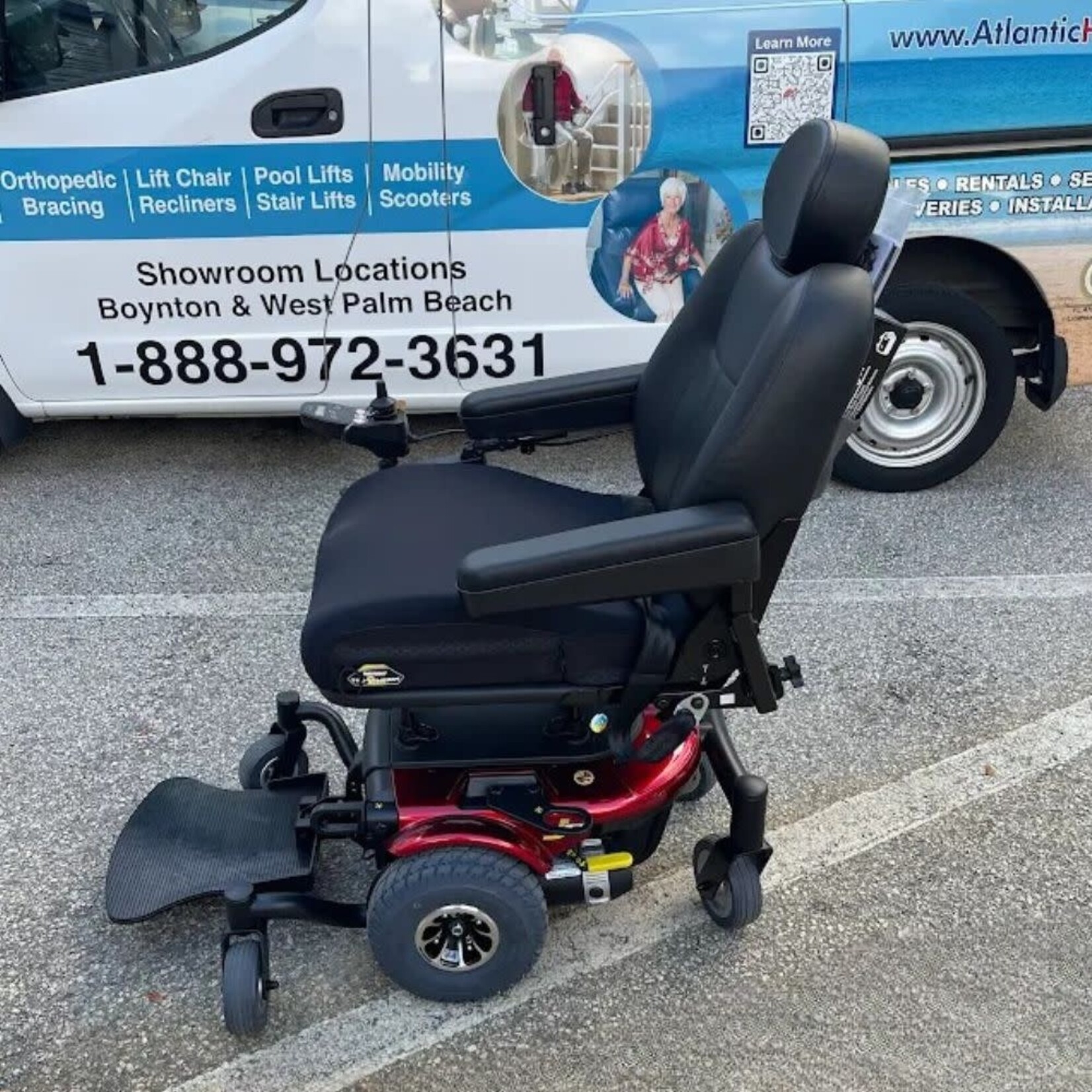 Pre-Owned Pride J6 Power Wheelchair - Red