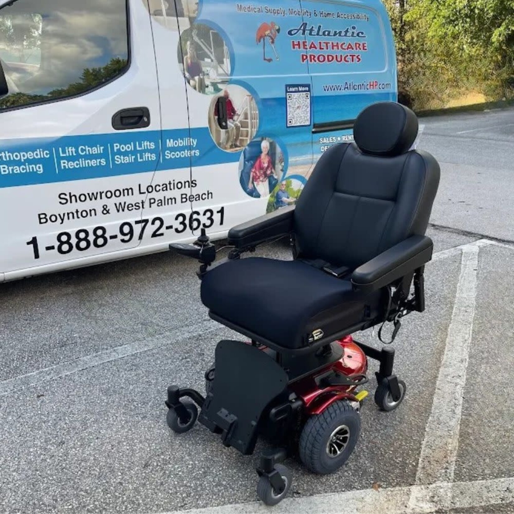 Pre-Owned Pride J6 Power Wheelchair - Red