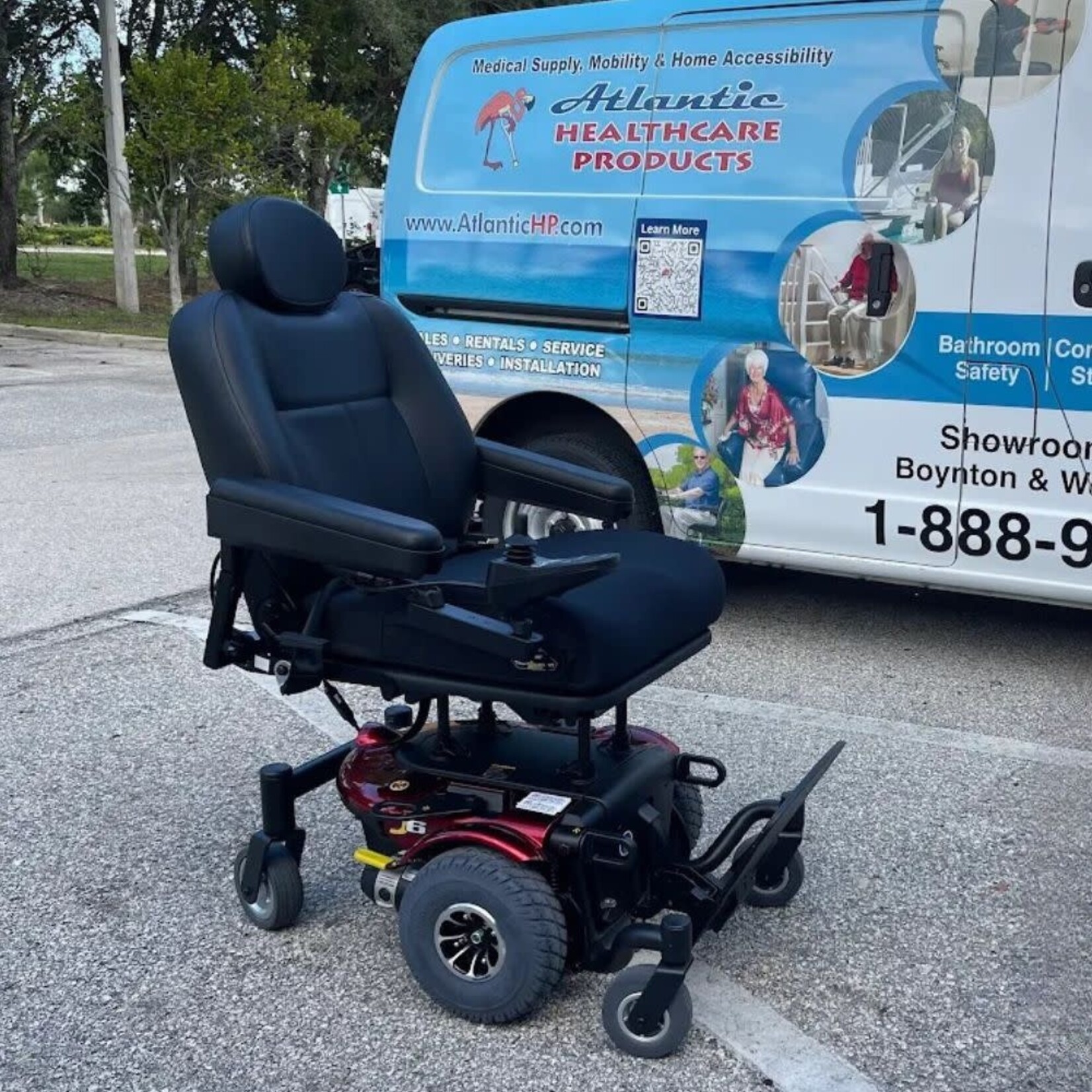 Pre-Owned Pride J6 Power Wheelchair - Red