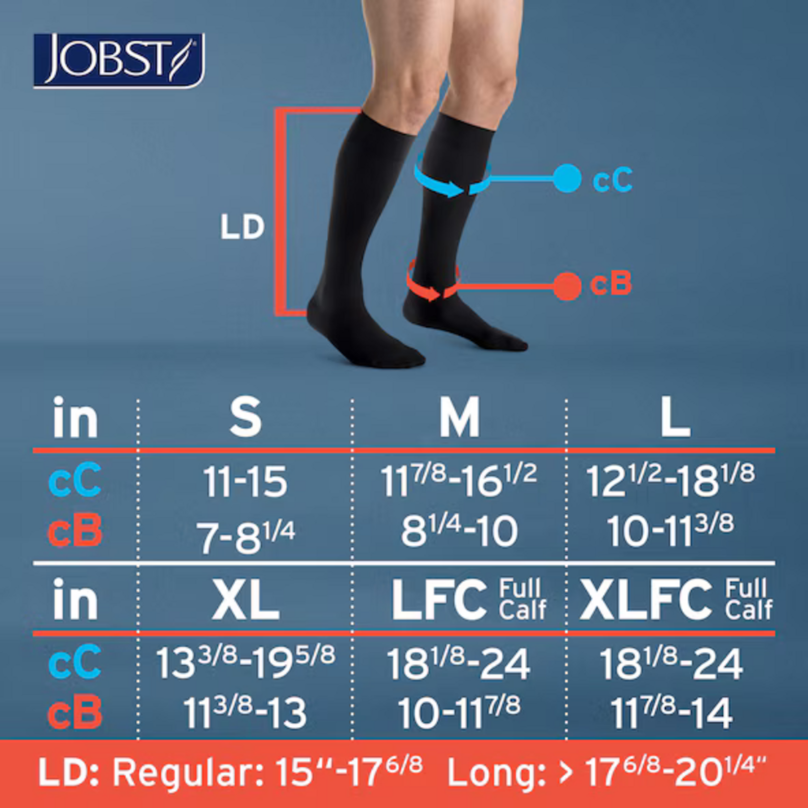 JOBST JOBST forMen Knee Softfit 30-40mmHg, Closed Toe