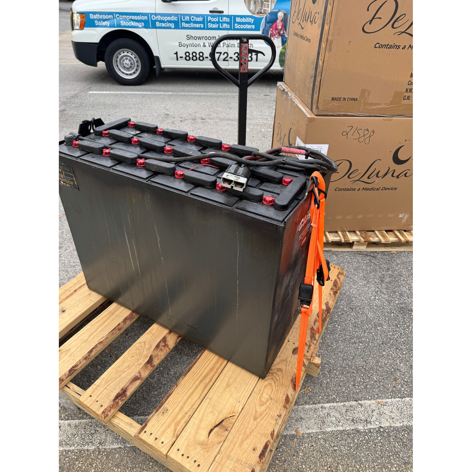36V Forklift Battery Core – 18-125-15 – Crown / GNB – Complete Tray – $500 OBO
