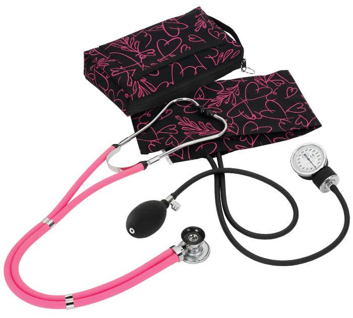 Steth/Sphyg Combo C:PINK HEARTS
