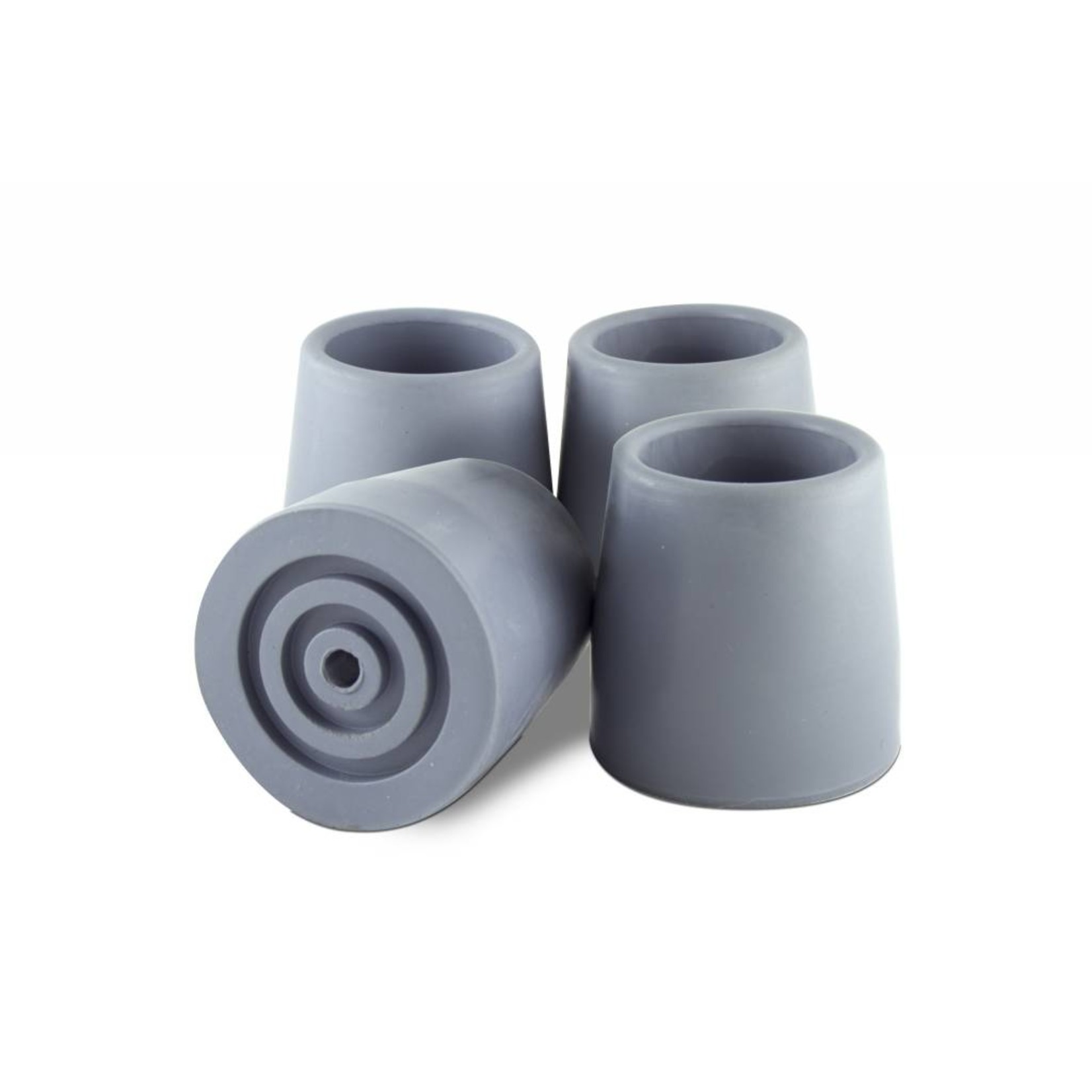 Walker/Commode tips 1 1/8'' Grey