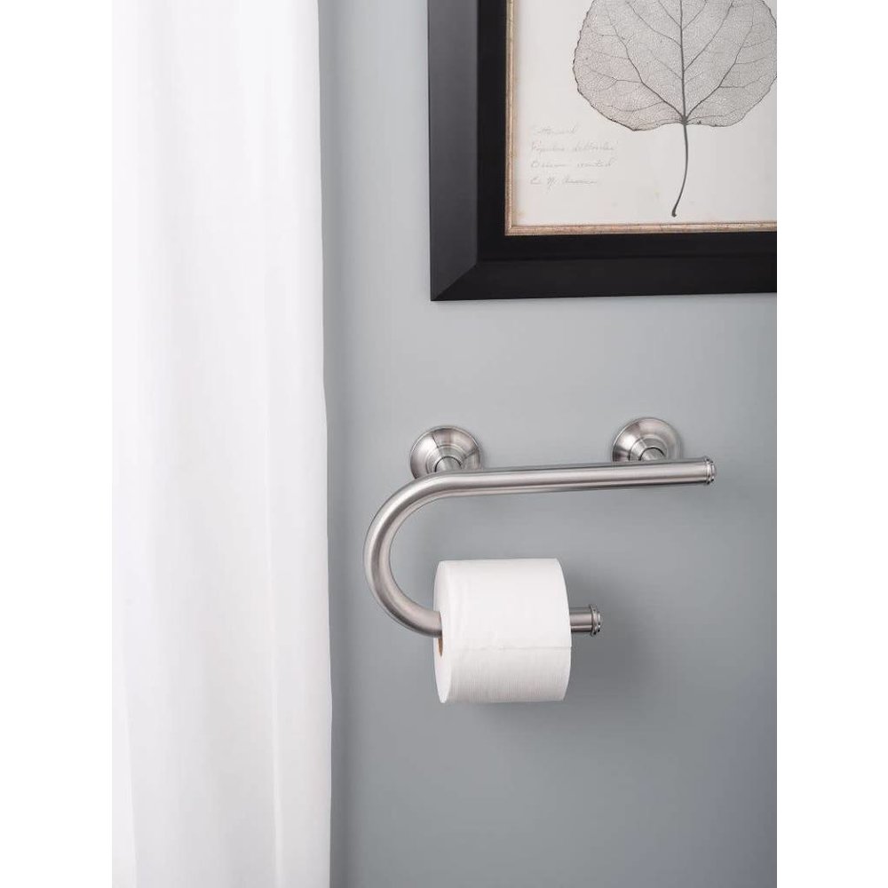 Grab Bar w/ Toilet Paper Holder Atlantic Healthcare Products