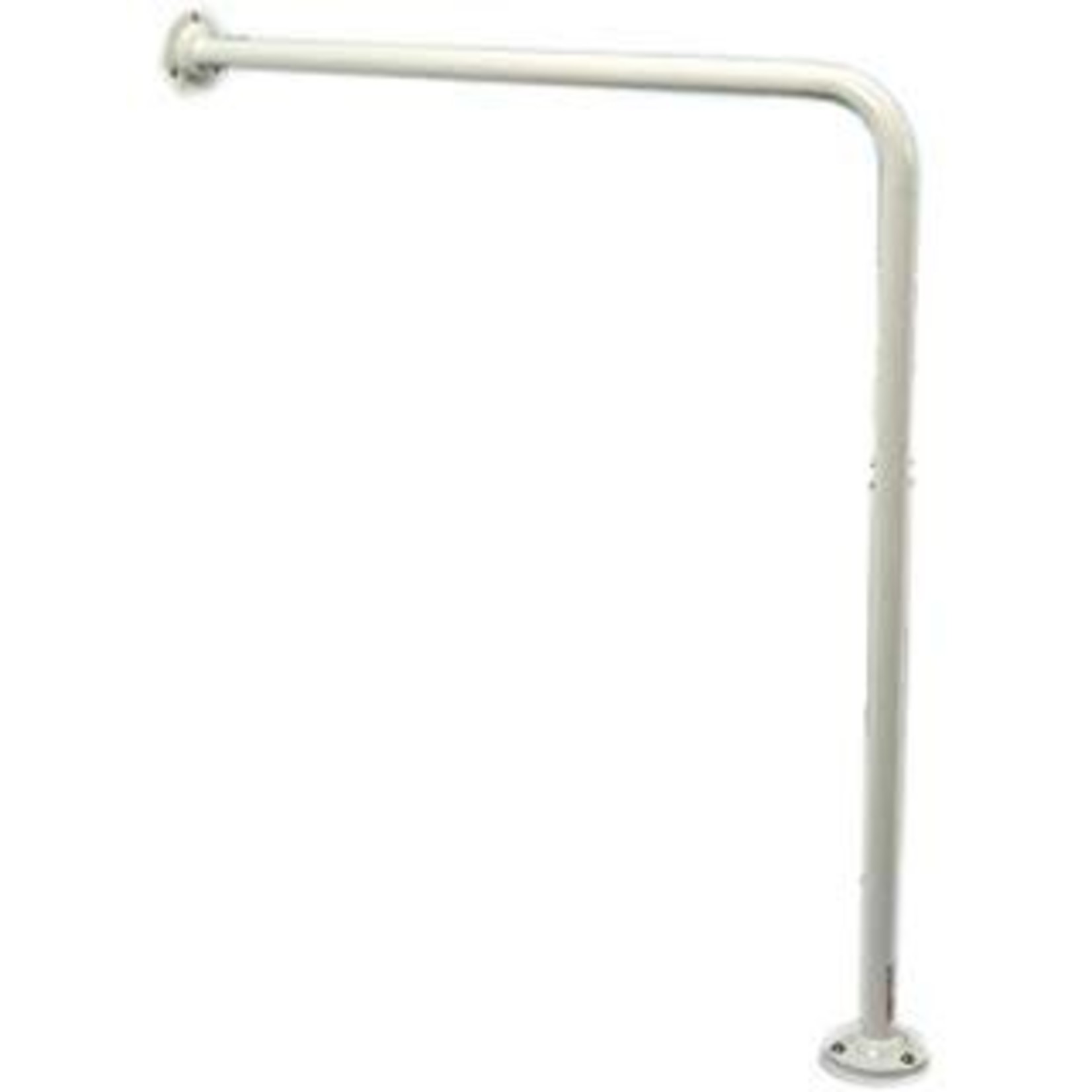 Wall to Floor Grab Bar - White product image #2