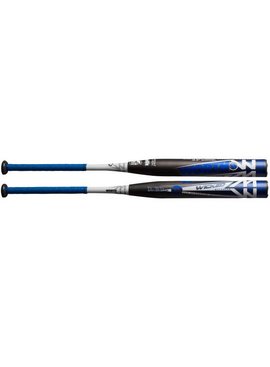 Double Frappe Batte De Softball Conique Grip-N-Rip II - Noir/Rouge