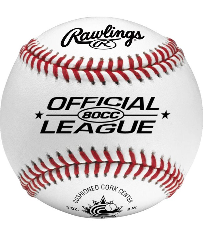 RAWLINGS Balles de Baseball 80CC (UN)