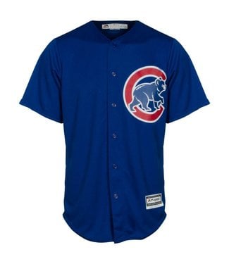 Majestic Athletic, Tops, Majestic Chicago Cubs Red Blue Jersey Reversible  Blank Vintage 9s Mlb Baseball