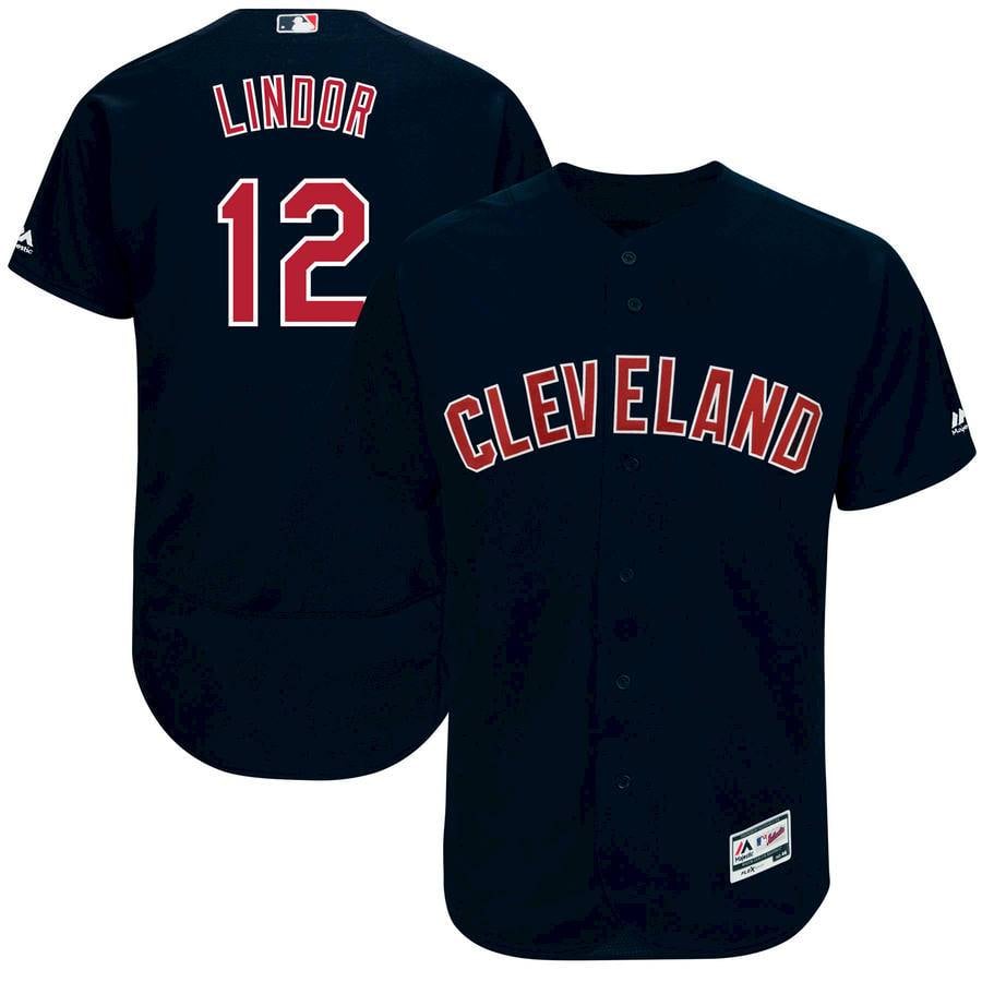 Francisco Lindor Cleveland Indians Youth Replica Alt. Jersey - Baseball Town