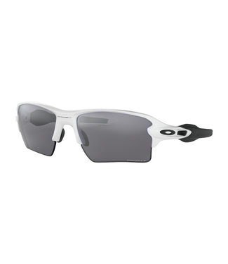 OAKLEY Lunettes de Soleil Flak 2.0 XL Blanc Poli Avec Prizm Noir Polarisé