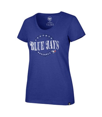 47BRAND T-Shirt pour Femme Toronto Blue Jays Club Scoop