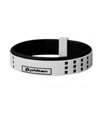 PHITEN BRACELET DUO TITANIUM WHITE/BLACK 6 3/4"