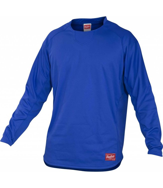 Rawlings UDFP3 Men s Long Sleeve Pullover Baseball Town