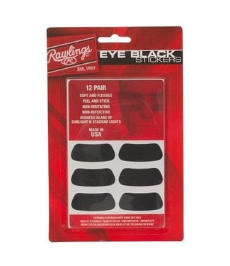 RAWLINGS Eye Black Stickers (12PK)
