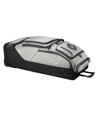 Louisville Slugger Omaha Rig Wheeled Baseball Bag - Black