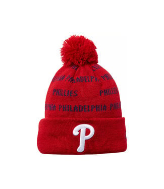 NEW ERA Tuque Junior Knit Repeat A3 des Phillies de Philadelphie