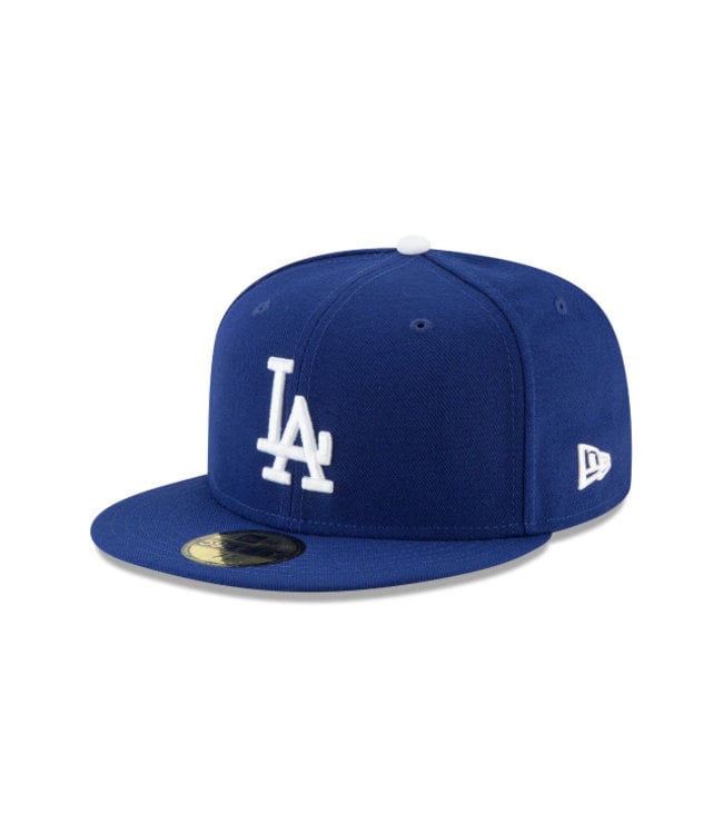 New Era Los Angeles Dodgers 59Fifty Fitted Hat Black/White Men's