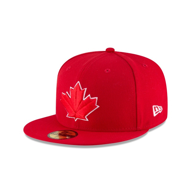 Casquette ajustée 59FIFTY des Blue Jays de Toronto New Era pour homme, blanc sur blanc