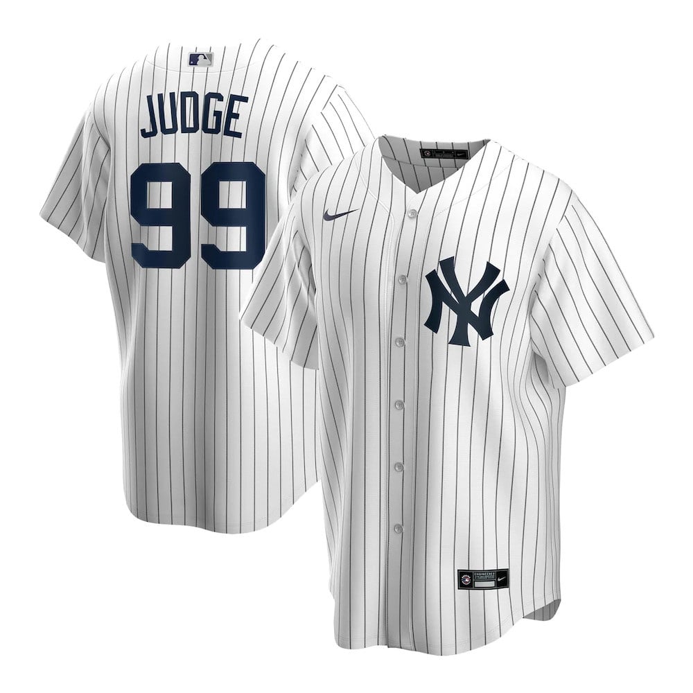 Aaron Judge New York Yankees Youth Replica White Jersey