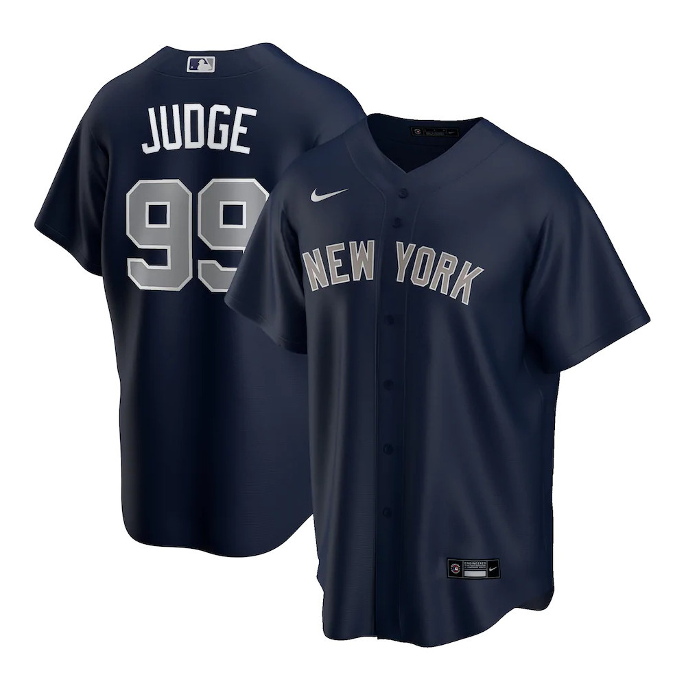 Aaron Judge New York Yankees Youth Replica Navy Jersey - Baseball Town