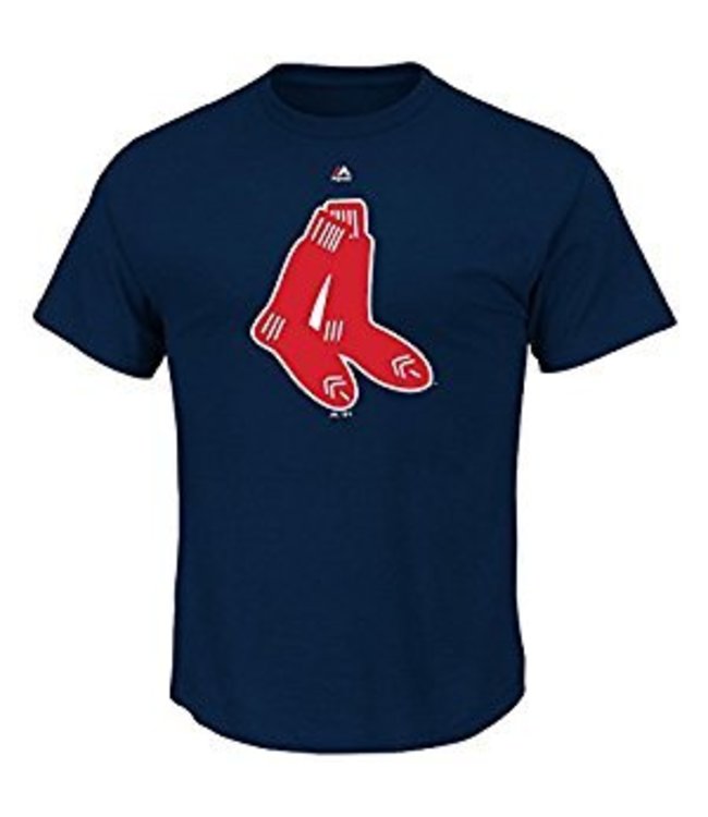 MAJESTIC Red Sox Cooperstown Official Logo Shirt