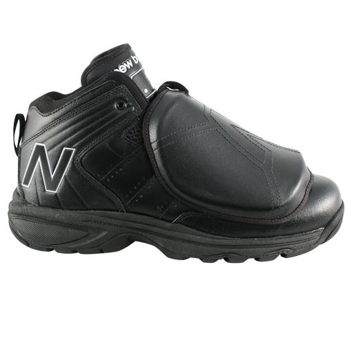 New Balance V3 Black  White MidCut Umpire Plate Shoes  Ump Attire