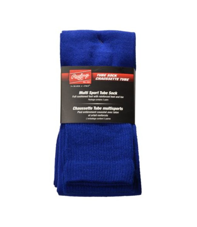 Bas de Baseball Tube - paquet de 3 de Rawlings