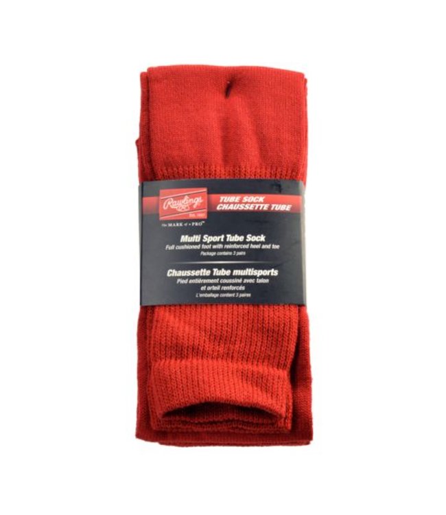 Bas de Baseball Tube - paquet de 3 de Rawlings