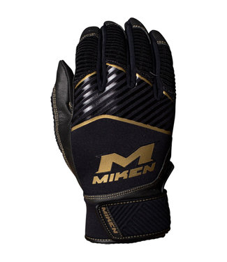 MIKEN Miken Gold Men's Batting Gloves