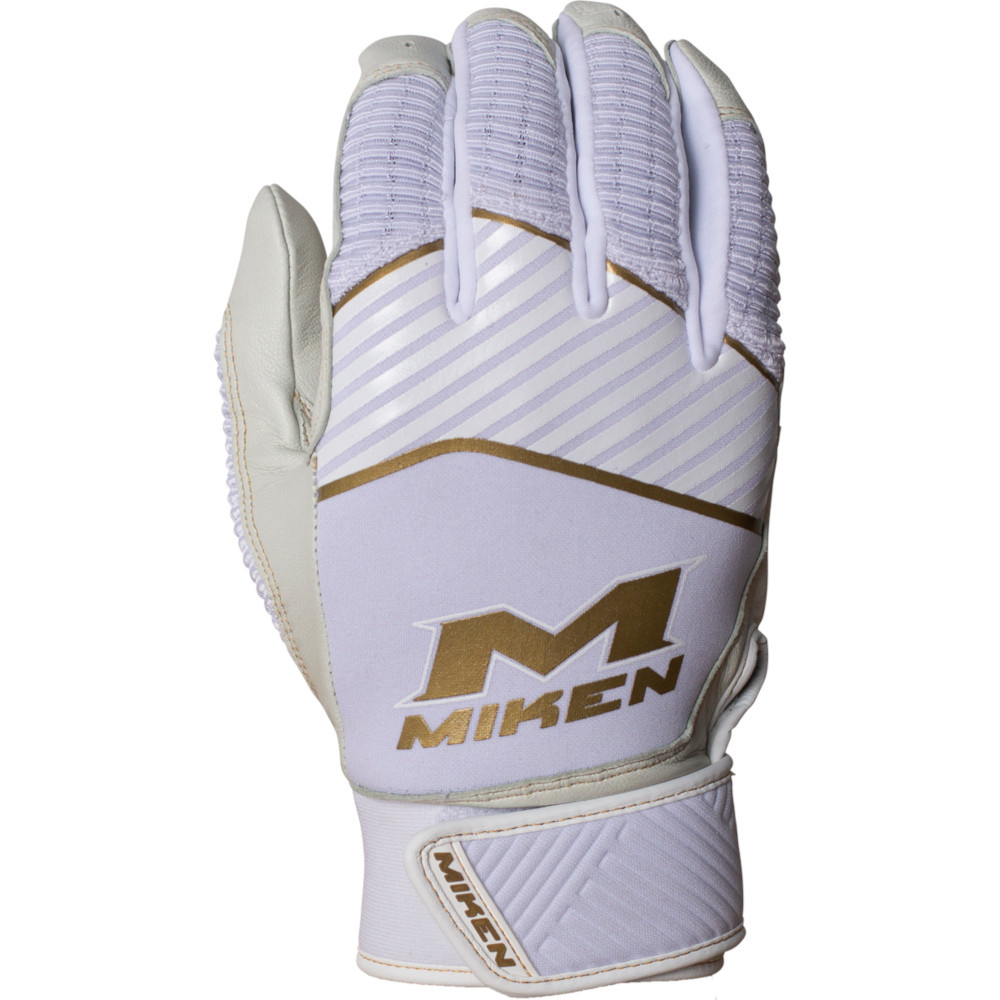 Miken Gold Men's Batting Gloves Baseball Town