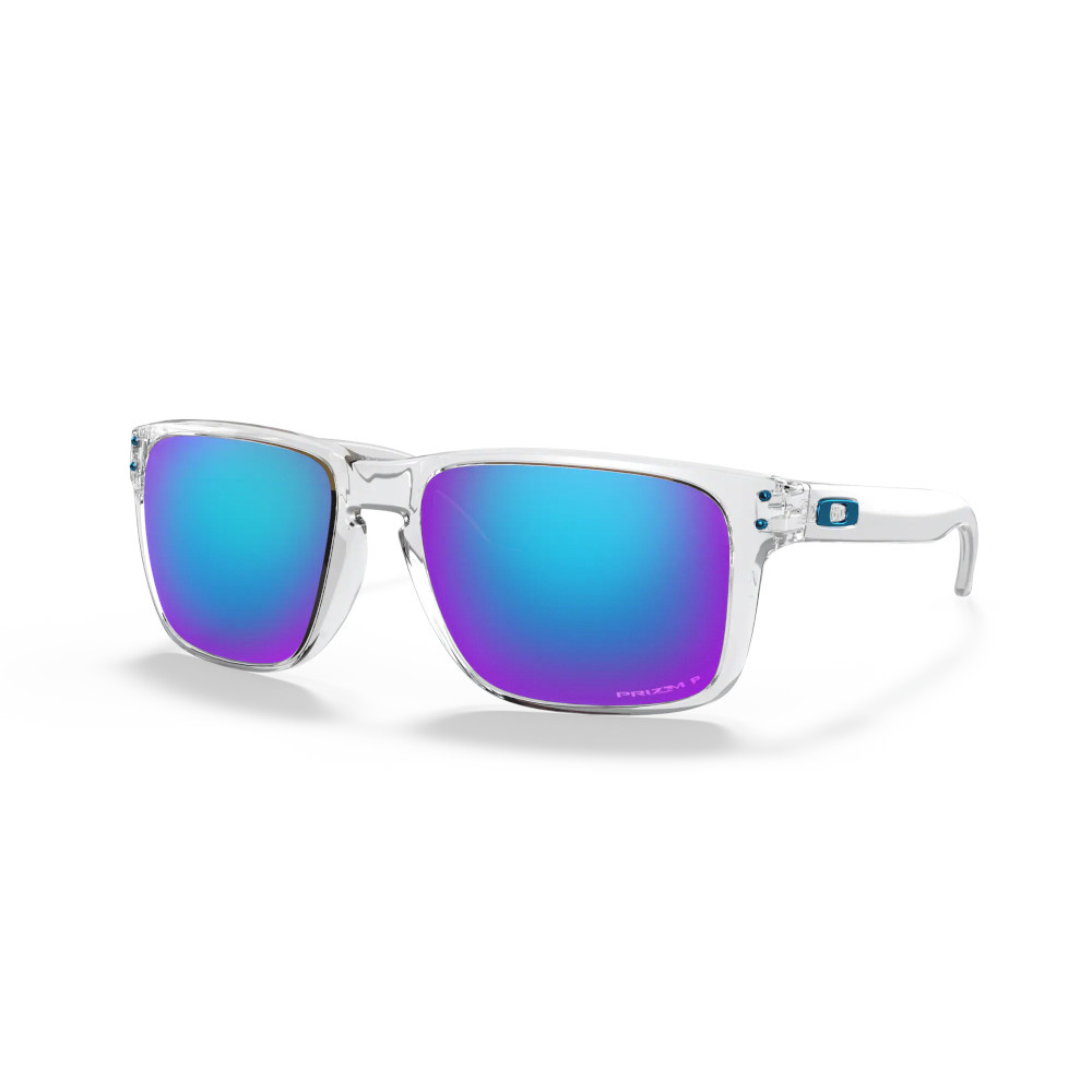 Holbrook XL Polished Clear W Prizm Sapphire Iridium Polarized