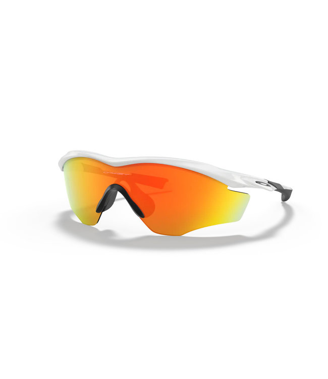 OAKLEY Lunettes de Soleil M2 Frame XL Blanc Poli avec Fire Iridium