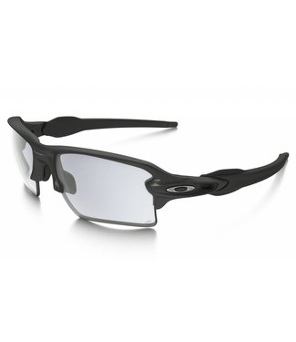 OAKLEY Lunettes de Soleil Flak 2.0 XL Acier Avec Noir Clair Iridium Photochromic