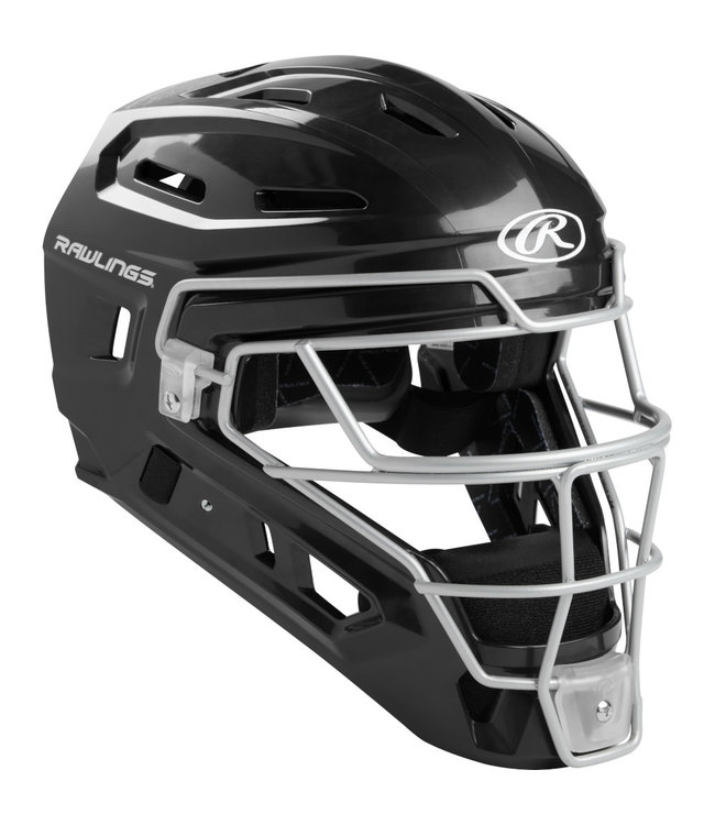 CHR2J Renegade Catcher's Helmet Black/Silver Junior