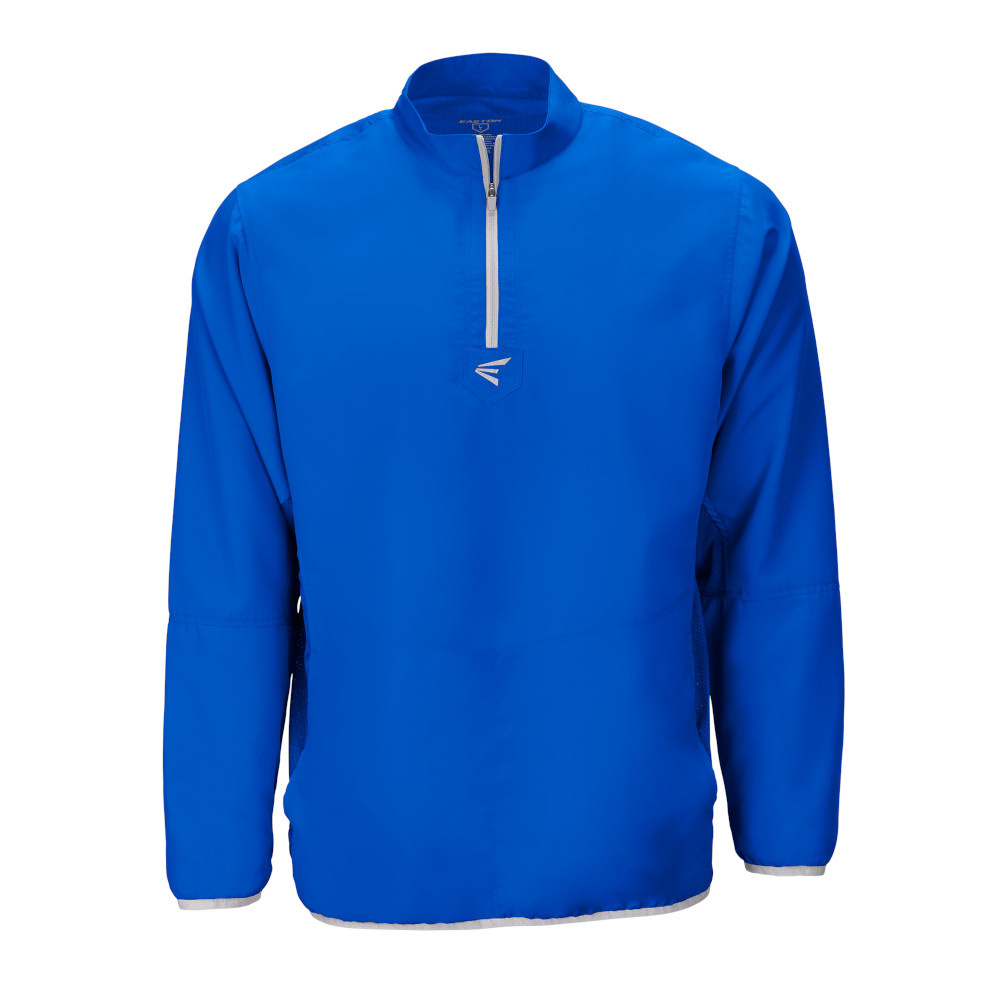 Easton Alpha Cage Jacket LS Giacca Leggera Uomo Unisex - Grigio, Taglia XL, In Poliestere Con Inserti In Mesh, Tasche Frontali E Interna