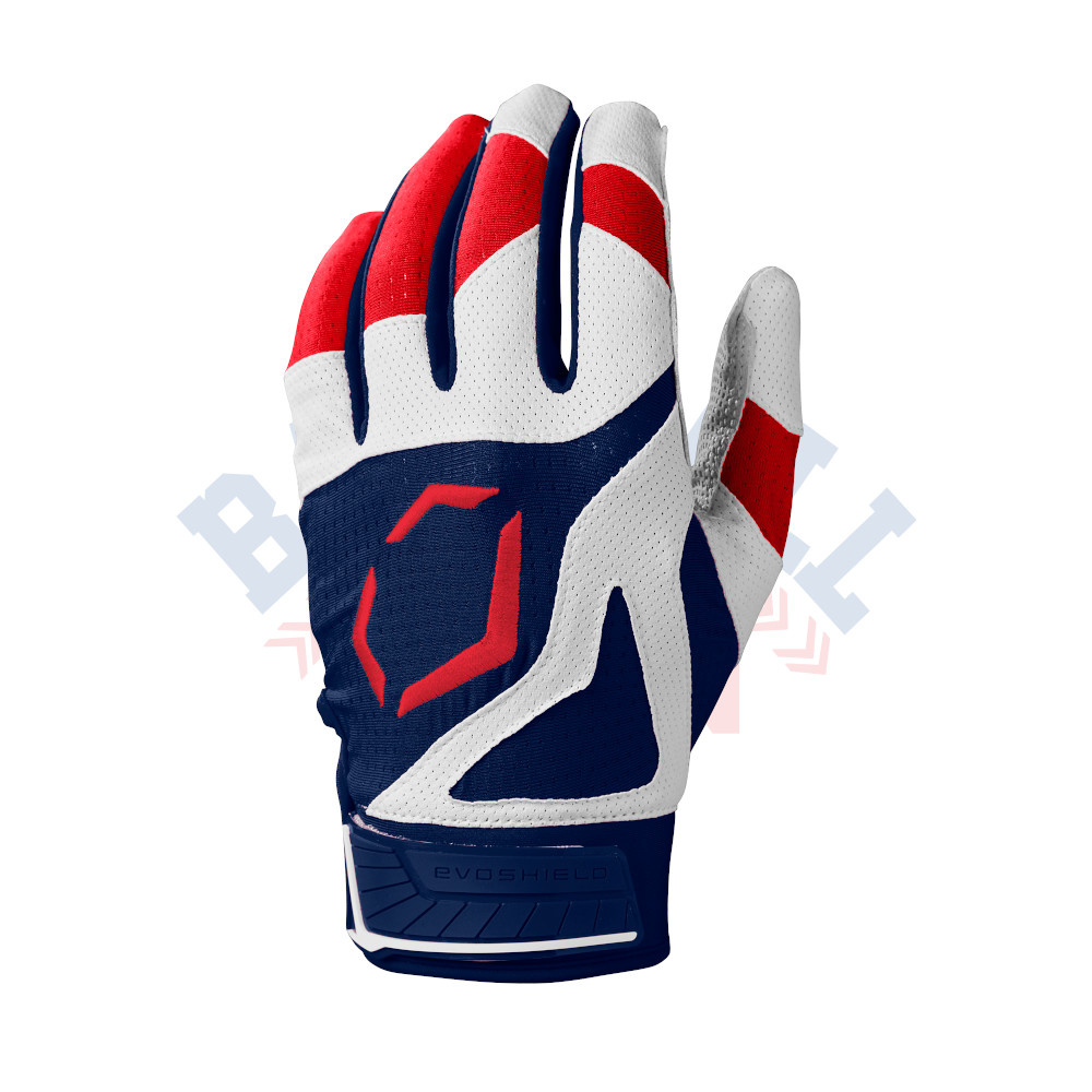 Gants de frappe de baseball à longue manchette élastique pour équipe de softball