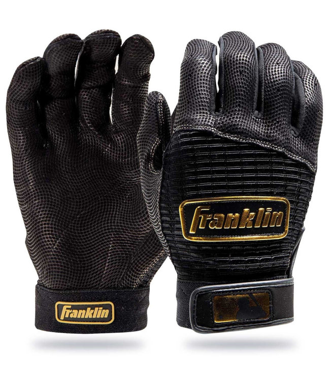 FRANKLIN Pro Classic Gold Adult Batting Gloves