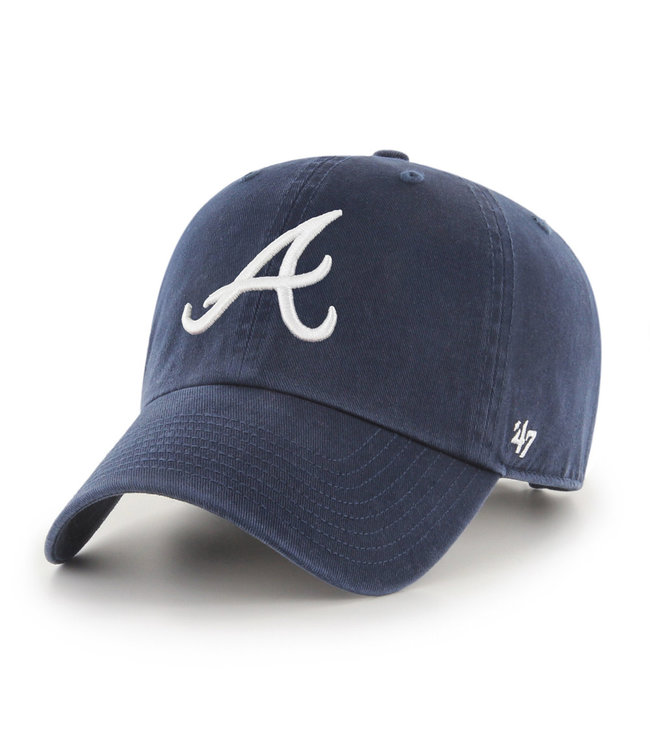 47BRAND MLB Clean Up Atlanta Braves Cap