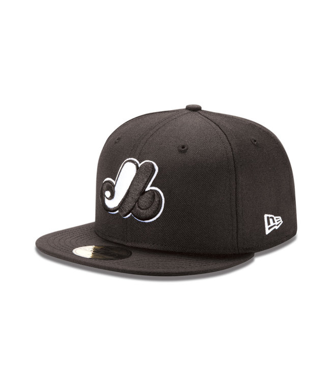 Montreal Expos Black and White 59Fifty Cap